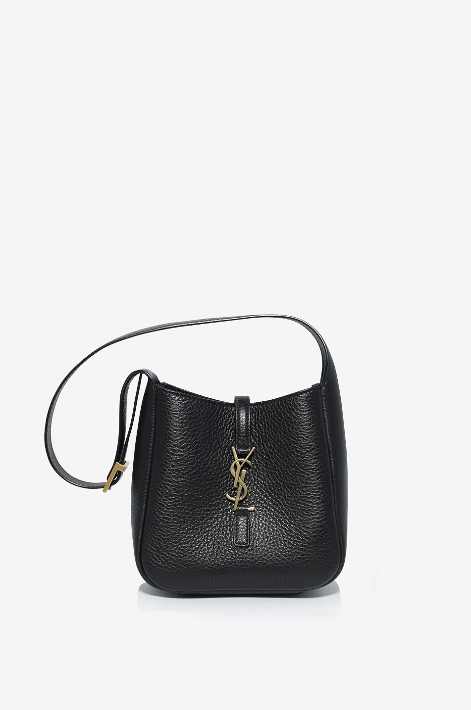 Mini sac porté épaule en cuir de cerf grainé Le 5 à 7 Baby