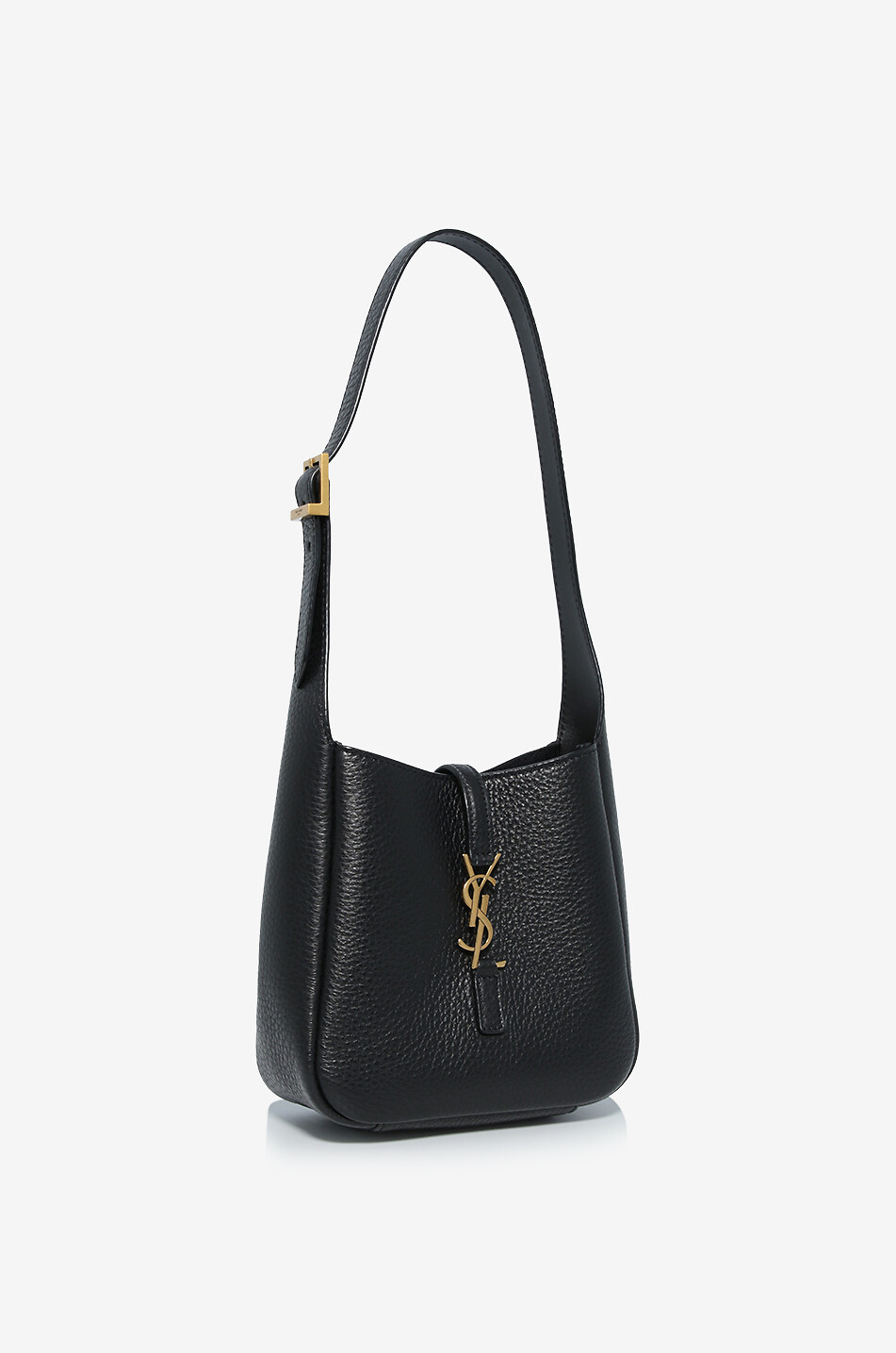 Mini-Schultertasche aus genarbtem Hirschleder Le 5 à 7 Baby