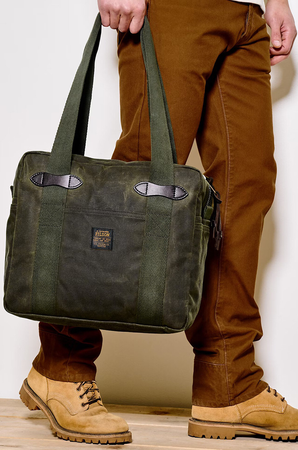 Tin Cloth Tote cotton briefcase FILSON Bongenie