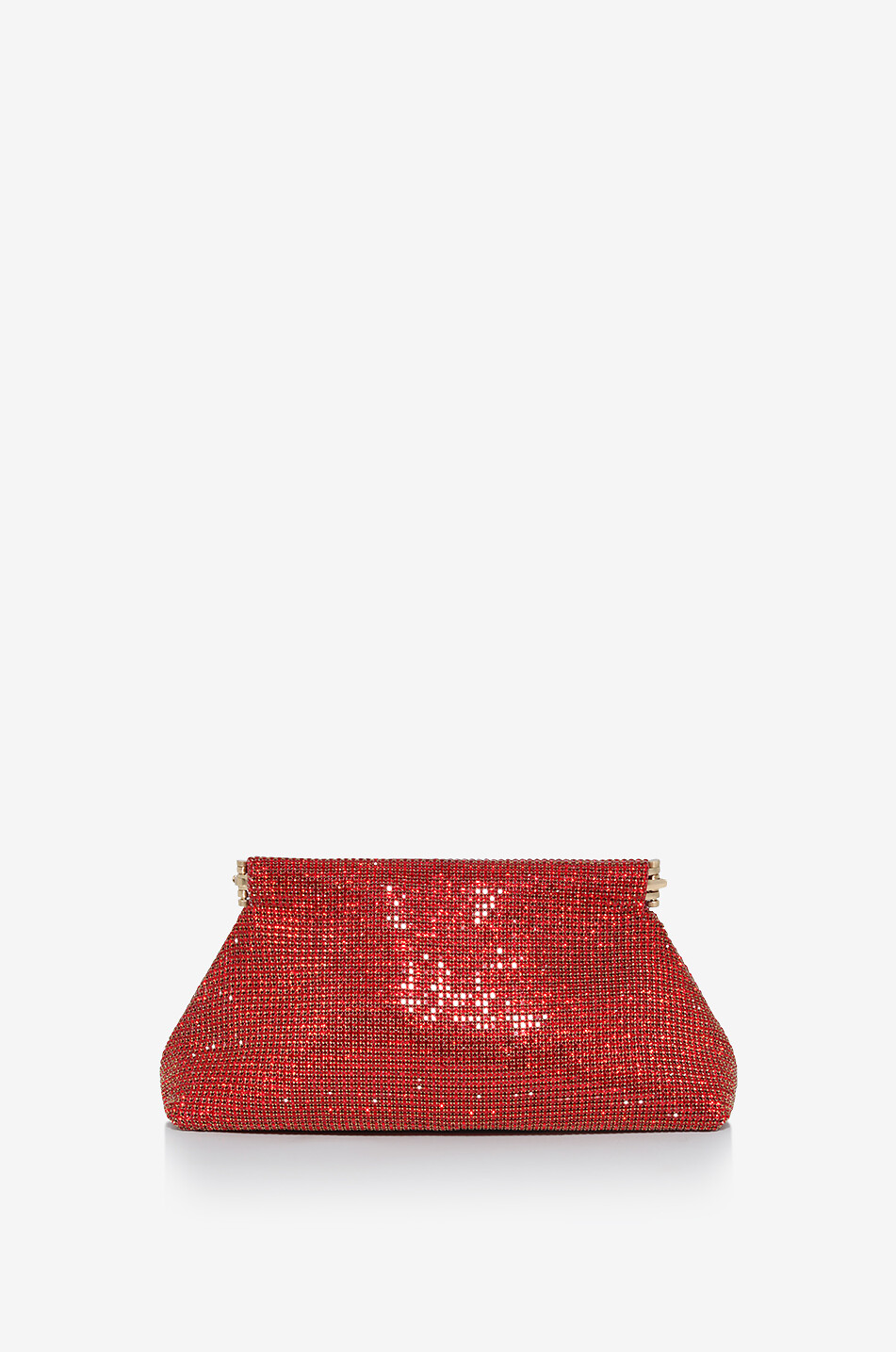 CULT GAIA Lilia crystal-clad clutch Women RED 3