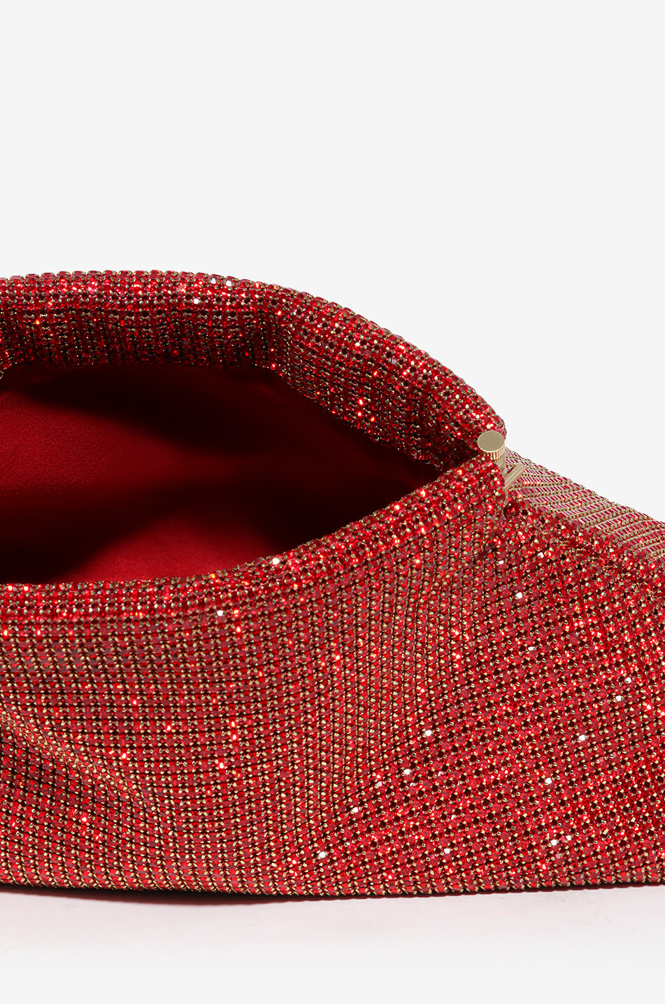 CULT GAIA Lilia crystal-clad clutch Women RED 5