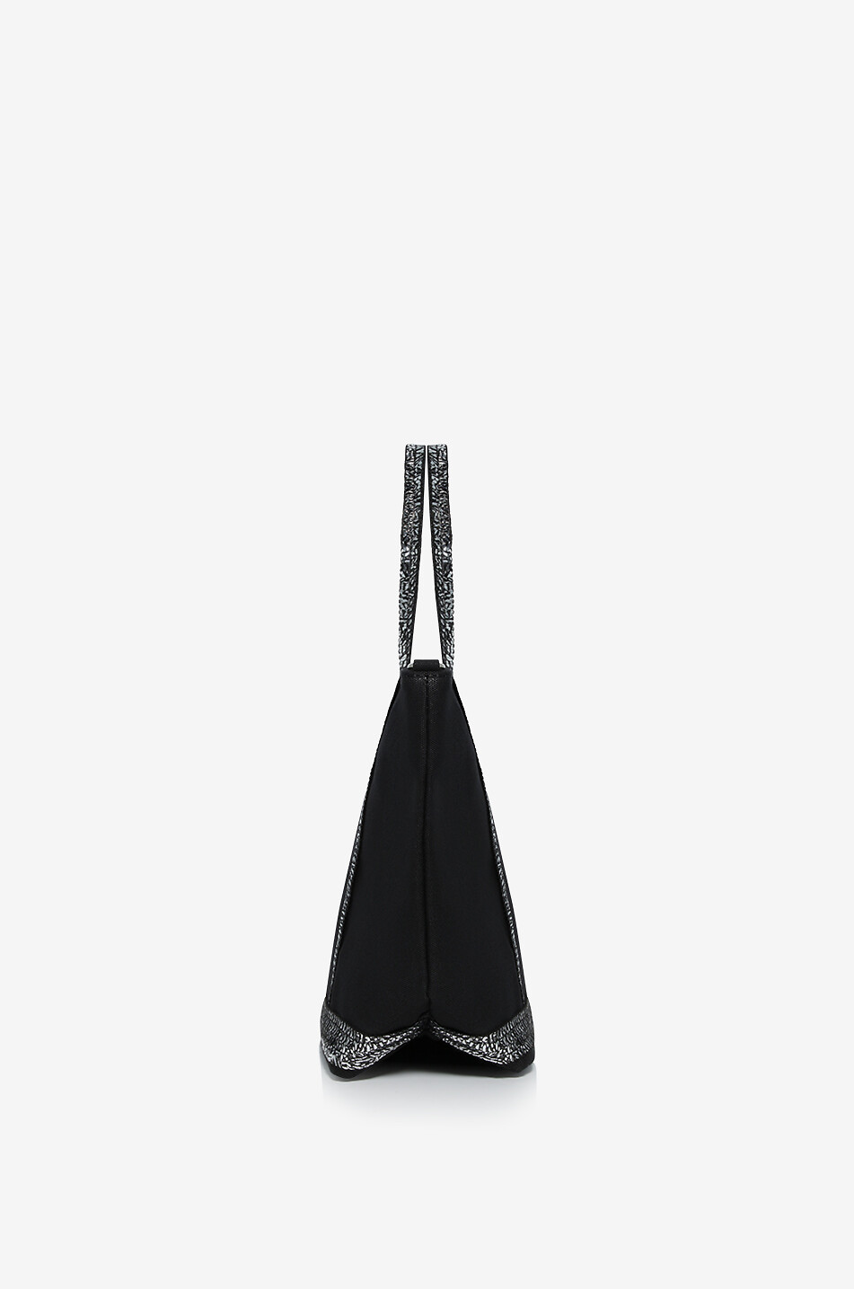 VANESSA BRUNO Sac en toile et sequins Cabas S Femme NOIR 4