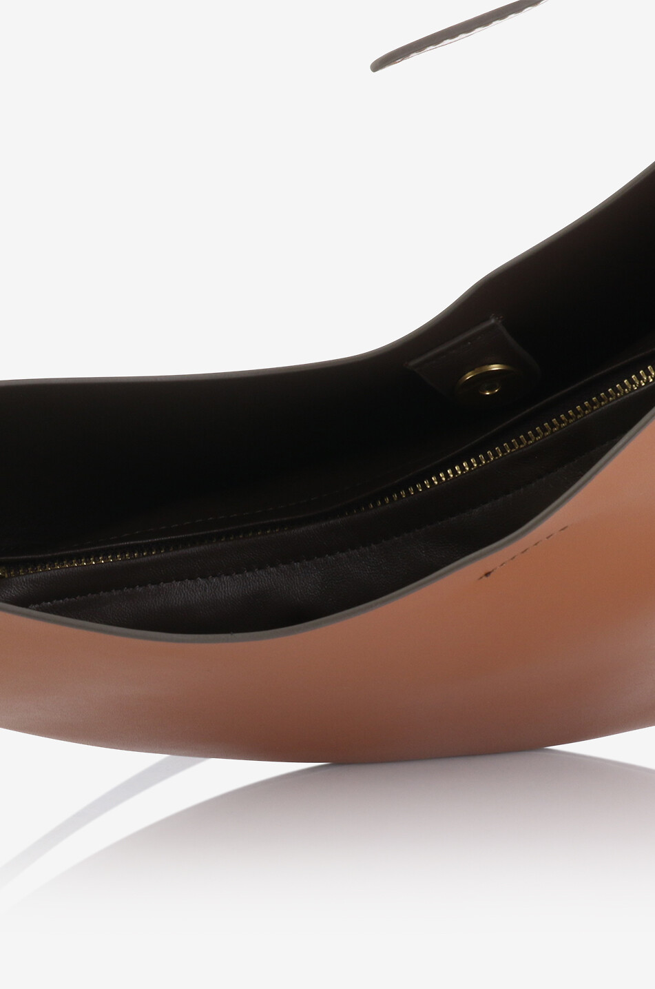 SOEUR Winona asymmetric leather shoulder bag Women CAMEL 10