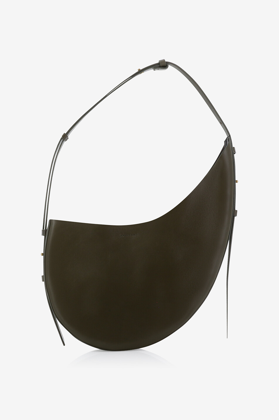 SOEUR Asymmetrische Schultertasche aus Leder Winona Damen KHAKI 3