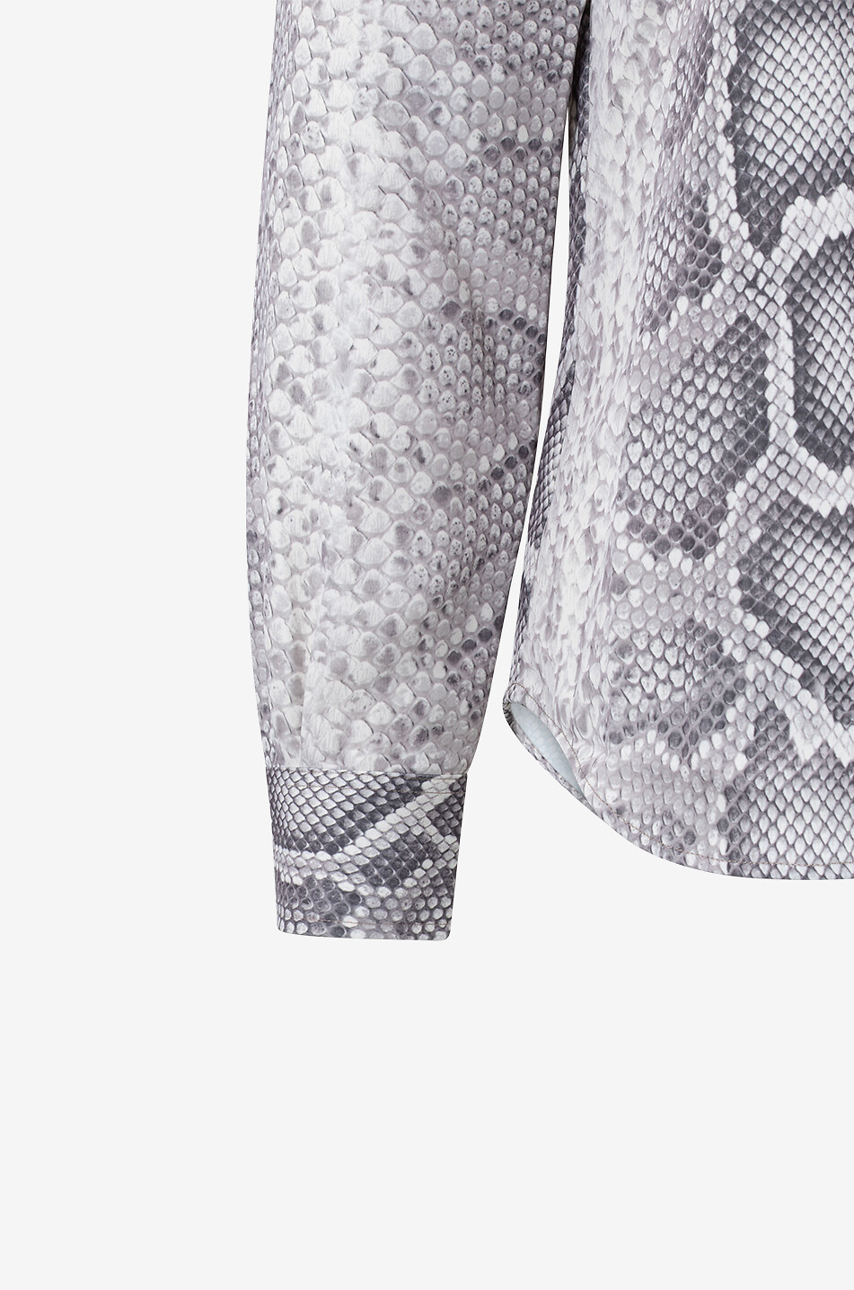 BARBARA BUI Chemise à manches longues en georgette motif python Femme MULTICOLORE 3
