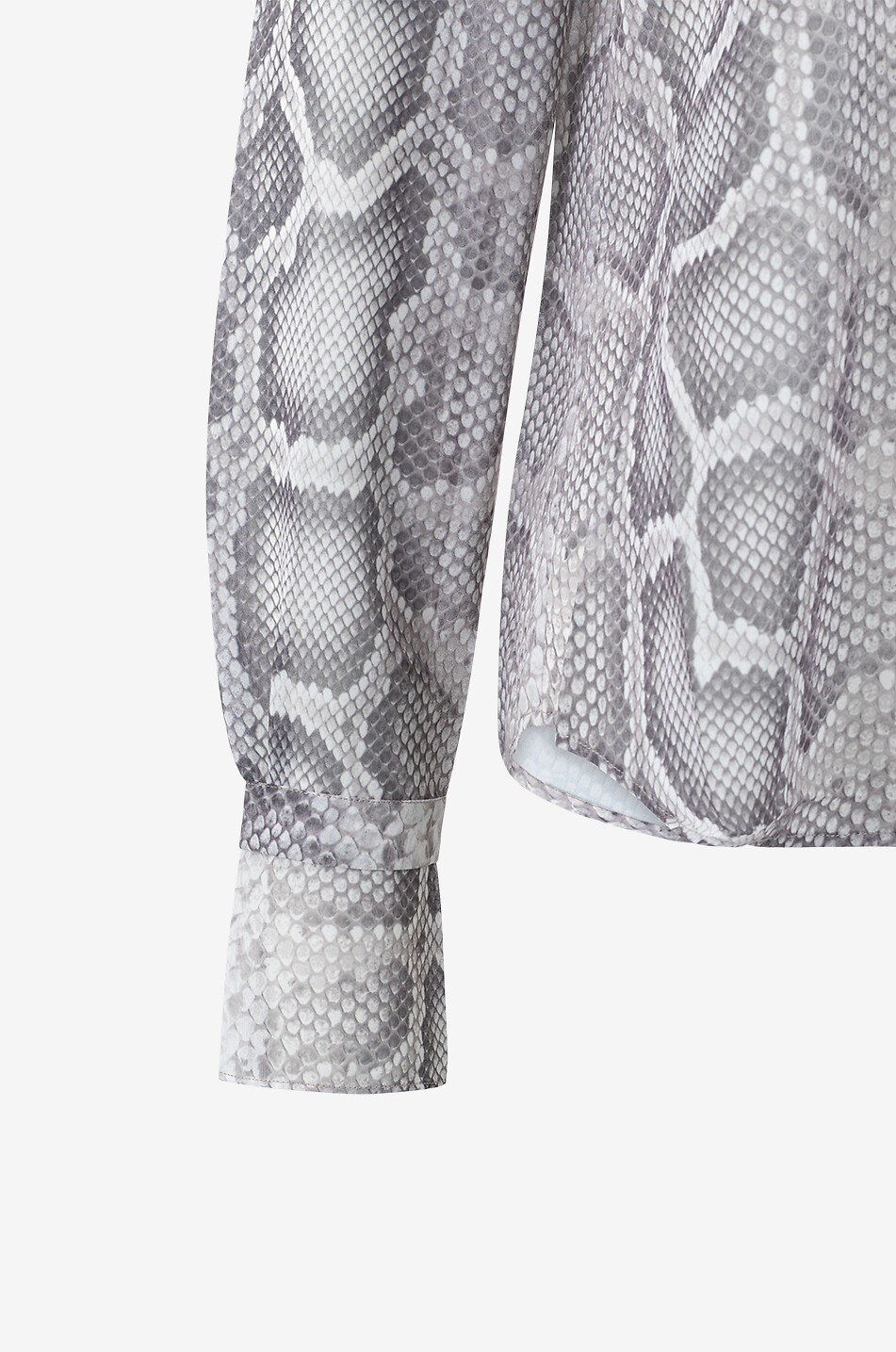 BARBARA BUI Blouse à manches longues à lavallière imprimée python Femme MULTICOLORE 3