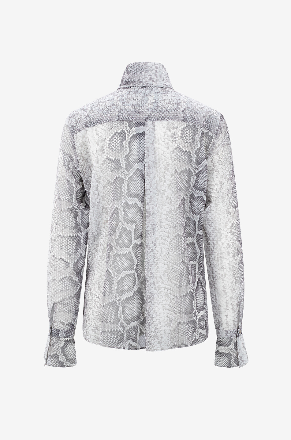 BARBARA BUI Blouse à manches longues à lavallière imprimée python Femme MULTICOLORE 2