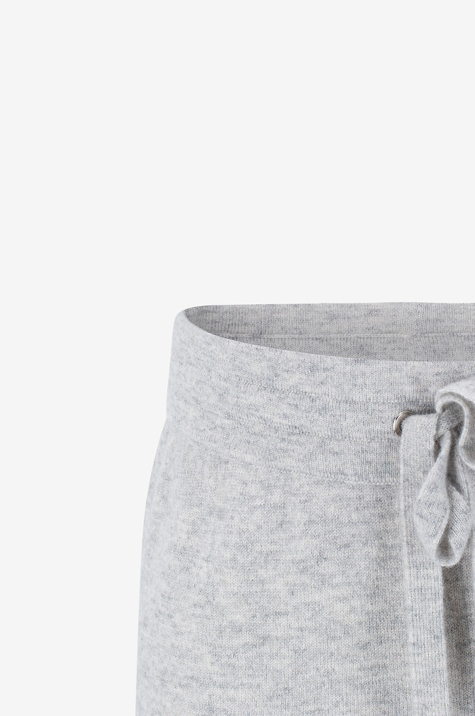 BONGÉNIE Pantalon de jogging en maille de cachemire Femme GRIS 3