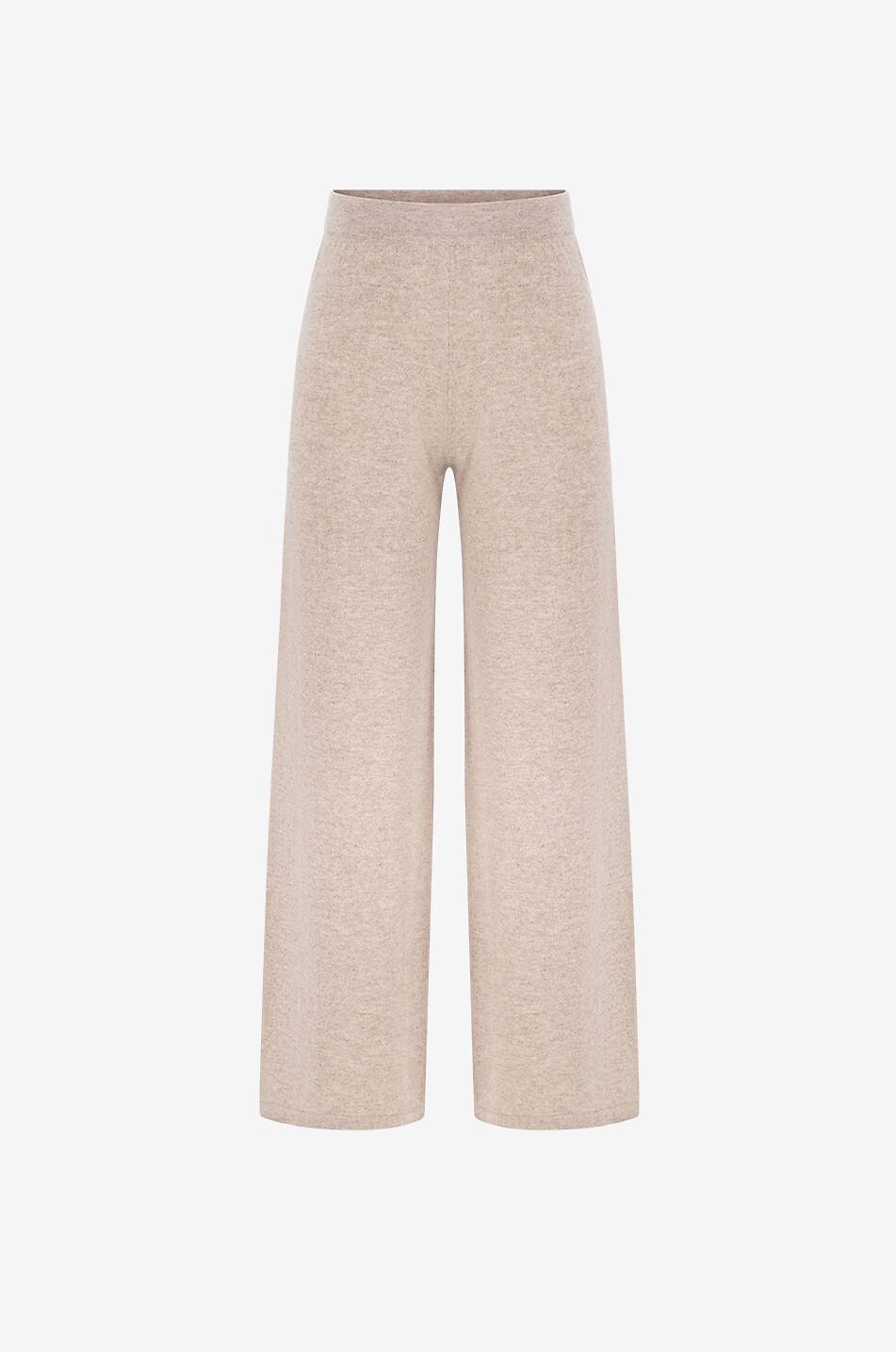 Pantalon de jogging large en maille de en cachemire