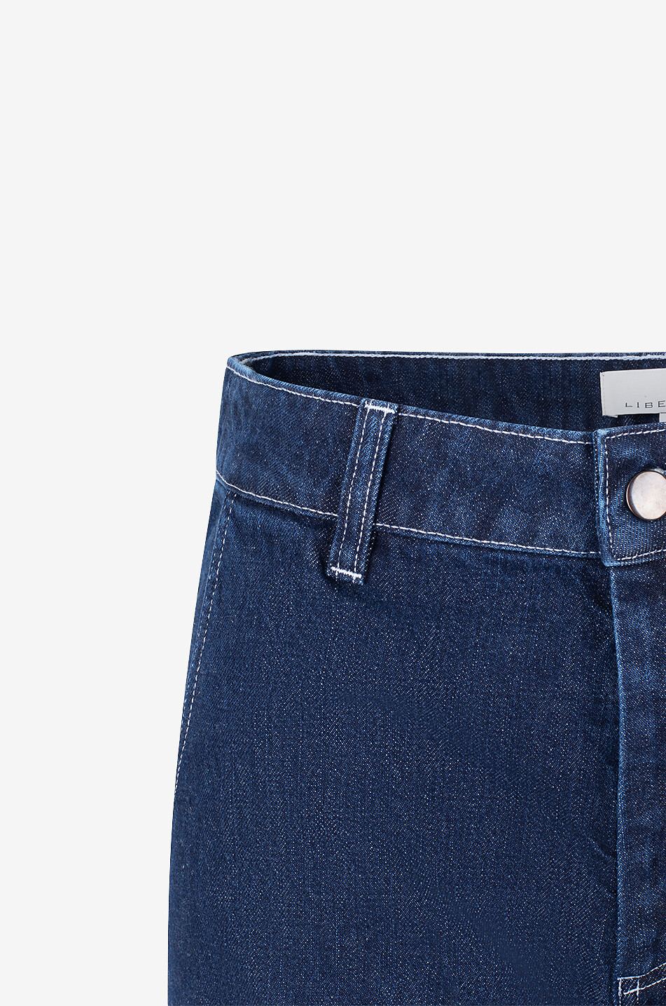 LIBEROWE Alba high-rise wide-leg jeans Women DARK BLUE 3