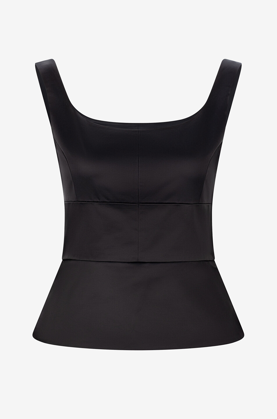 Débardeur en satin duchesse Bodice Top