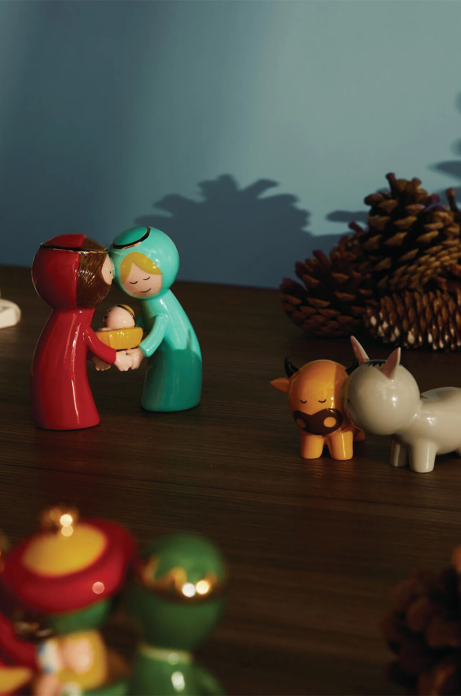 ALESSI Happy Eternity Baby AGJ0252 Christmas nativity figurines Home MULTI COLOURED 3