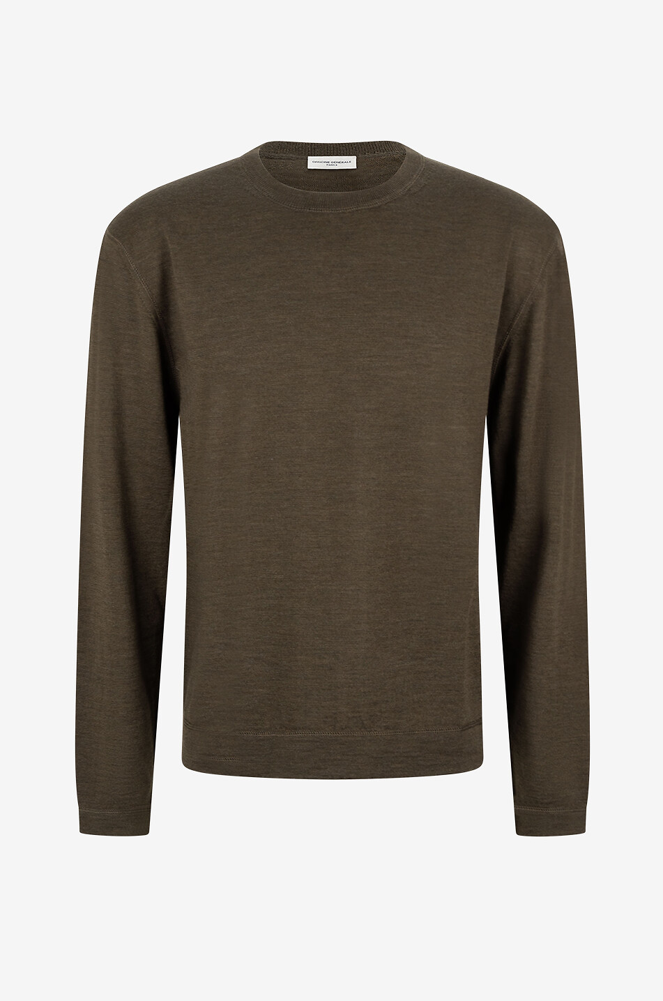 Pullover mit Rundhalsausschnitt aus Schurwolle Nemo