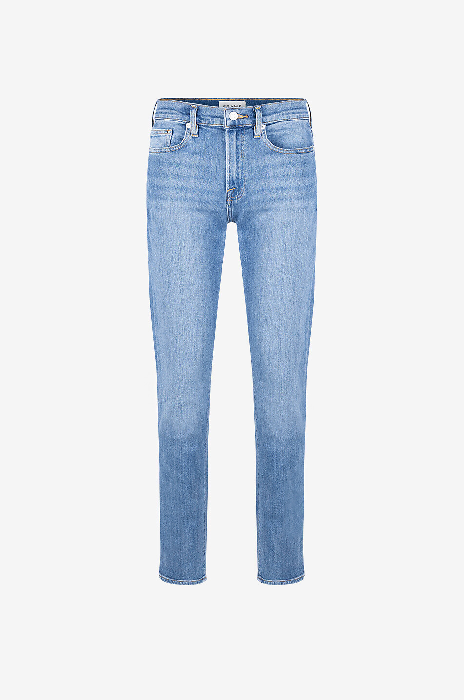 FRAME Ausgewaschene Jeans L'Homme Slim Herren MITTELBLAU 1
