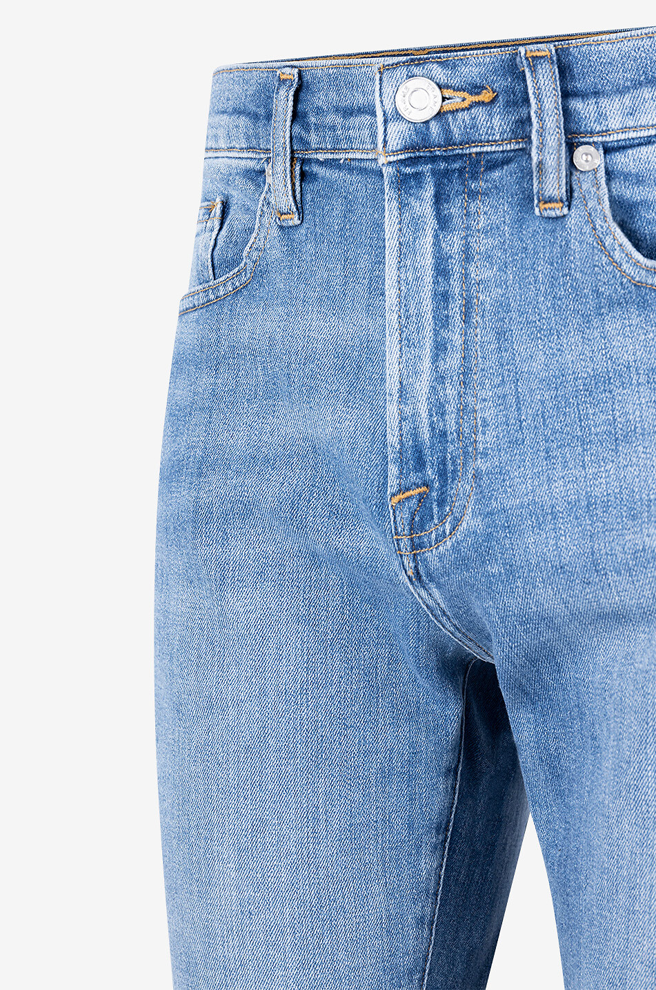 FRAME Ausgewaschene Jeans L'Homme Slim Herren MITTELBLAU 3
