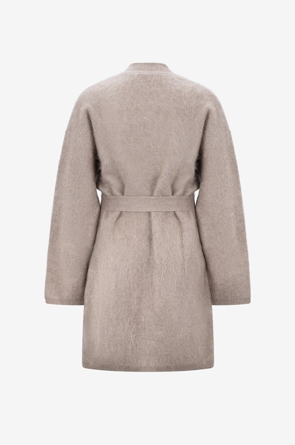 LISA YANG Amina cashmere long cardigan Women BROWN 2