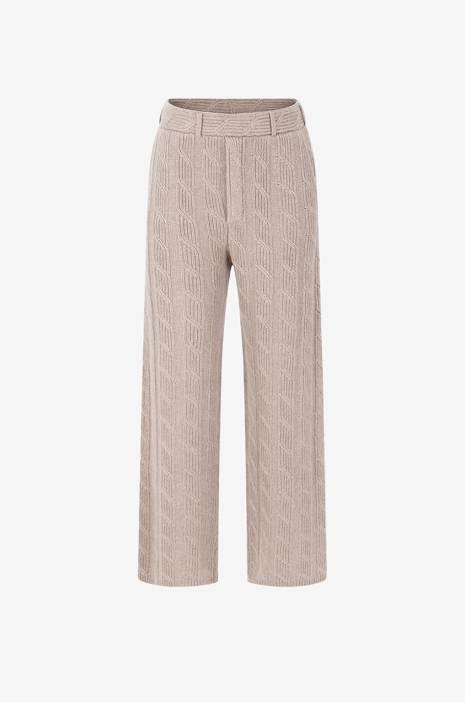 LISA YANG Pantalon torsadé en cachemire Ebba Femme MARRON 2