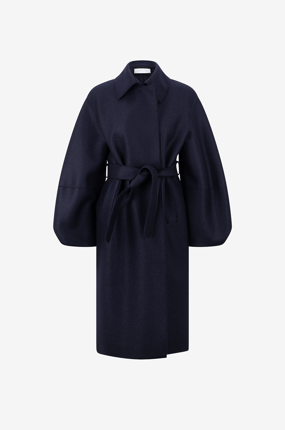 Manteau long en laine vierge