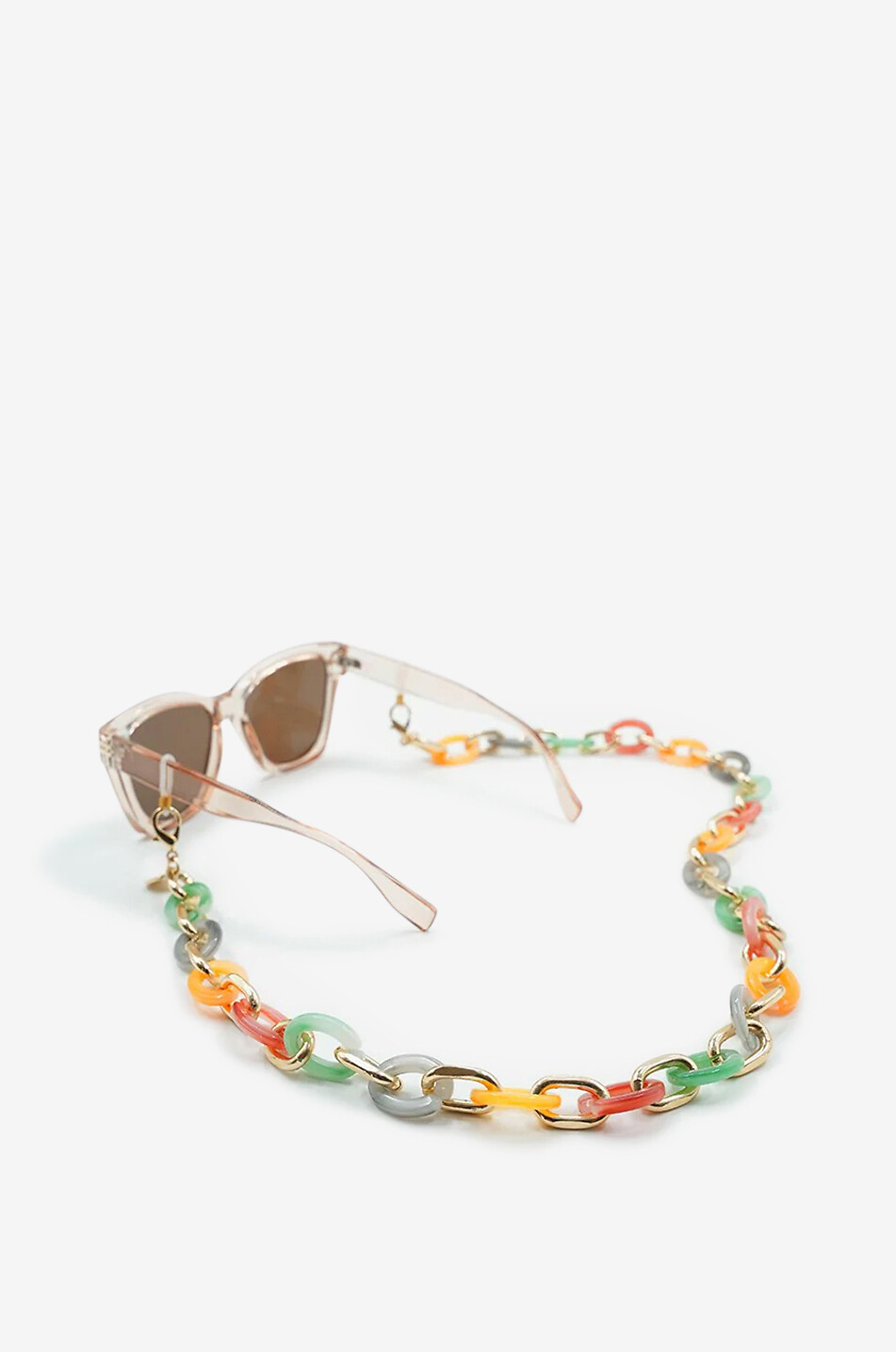 Chaîne de lunettes en maillons multicolores Cassy