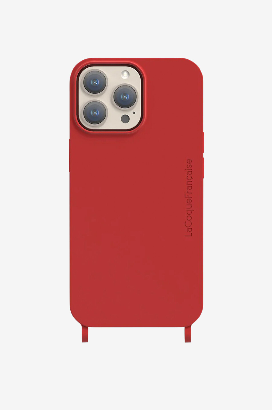 LA COQUE FRANCAISE Coque de téléphone Soft Touch iPhone 14 Pro Femme ROUGE FONCÉ 1