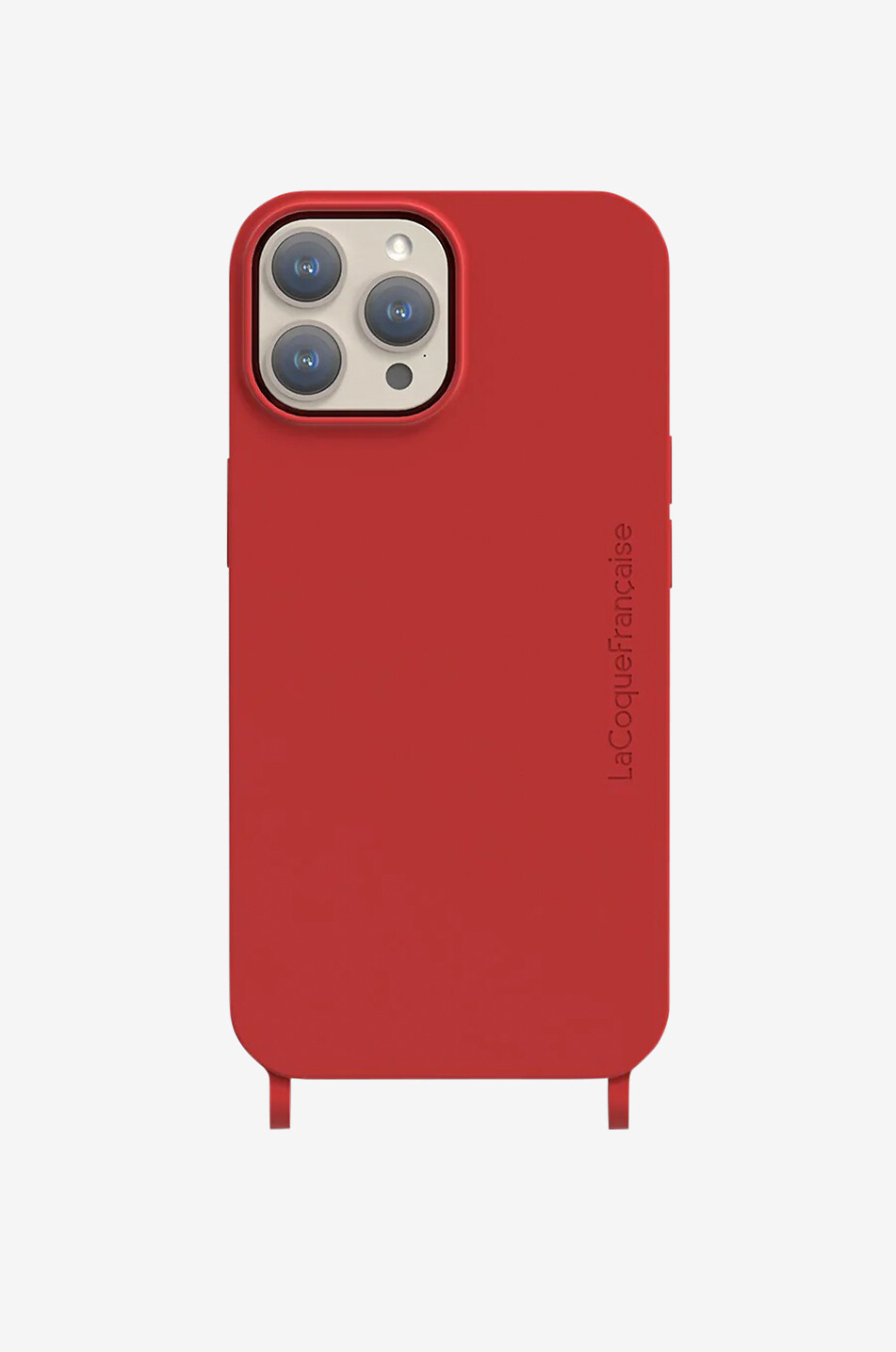 LA COQUE FRANCAISE Coque de téléphone Soft Touch iPhone 14 Pro Max Femme ROUGE FONCÉ 1
