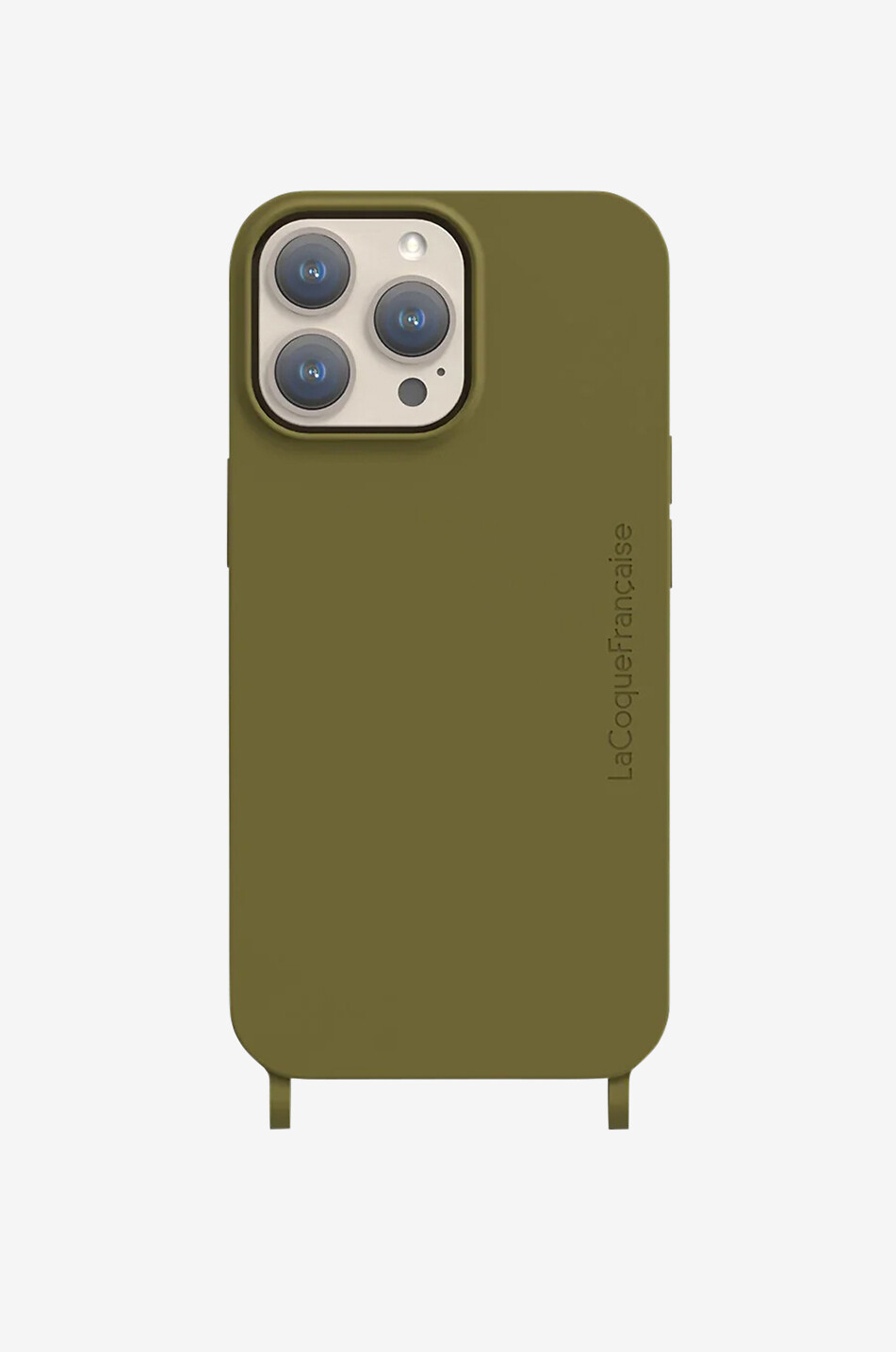 LACOQUEFRANCAISE Soft Touch iPhone 15 Pro phone case Women KHAKI 1