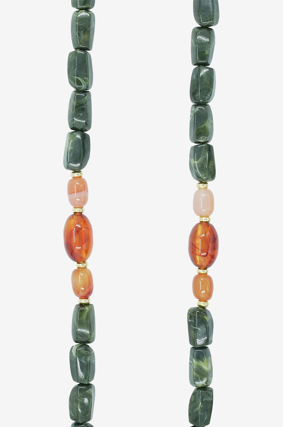 LACOQUEFRANCAISE Lange Smartphone-Kette Dara Damen GRÜN 2