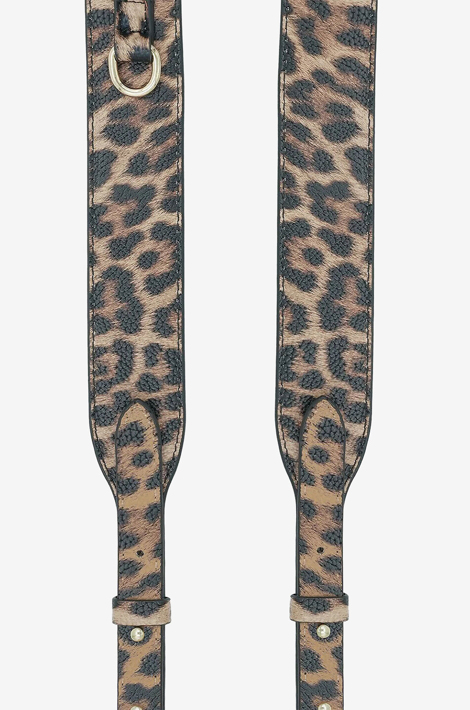 LACOQUEFRANCAISE Chaîne de téléphone longue en cuir vegan Nora Femme MARRON 2