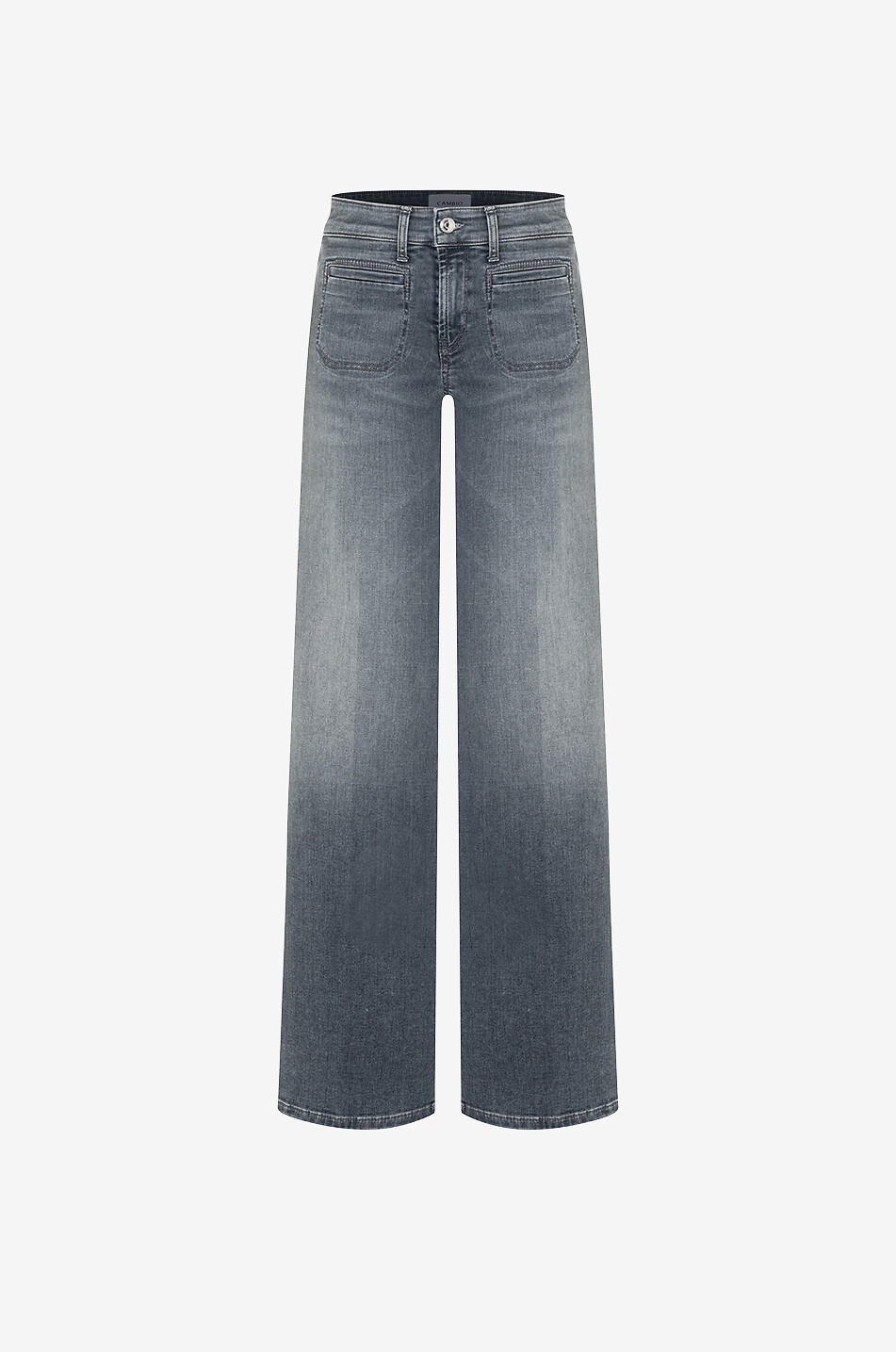 CAMBIO Ausgewaschene Jeans mit weitem Bein und aufgesetzten Taschen Tess Damen GRAU 1