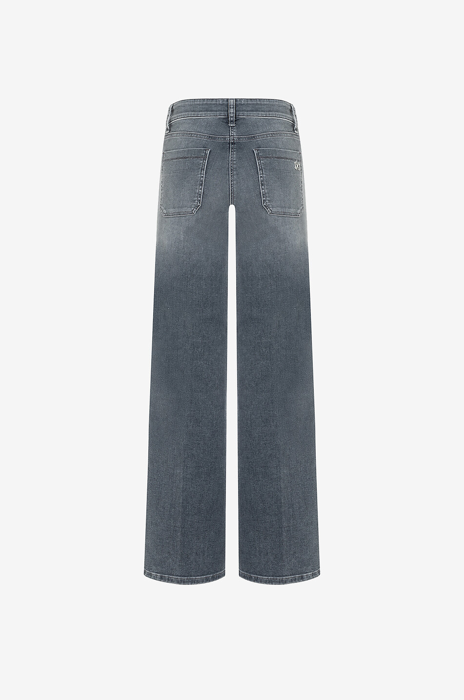 CAMBIO Ausgewaschene Jeans mit weitem Bein und aufgesetzten Taschen Tess Damen GRAU 2