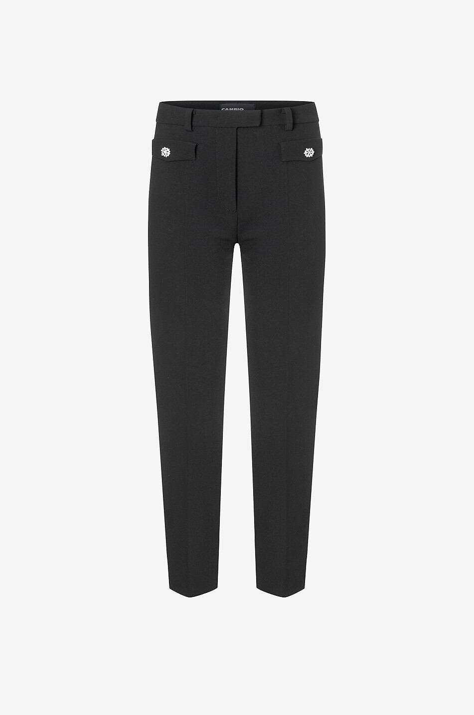 CAMBIO Karottenhose mit Kristallknöpfen Karoline Damen SCHWARZ 1