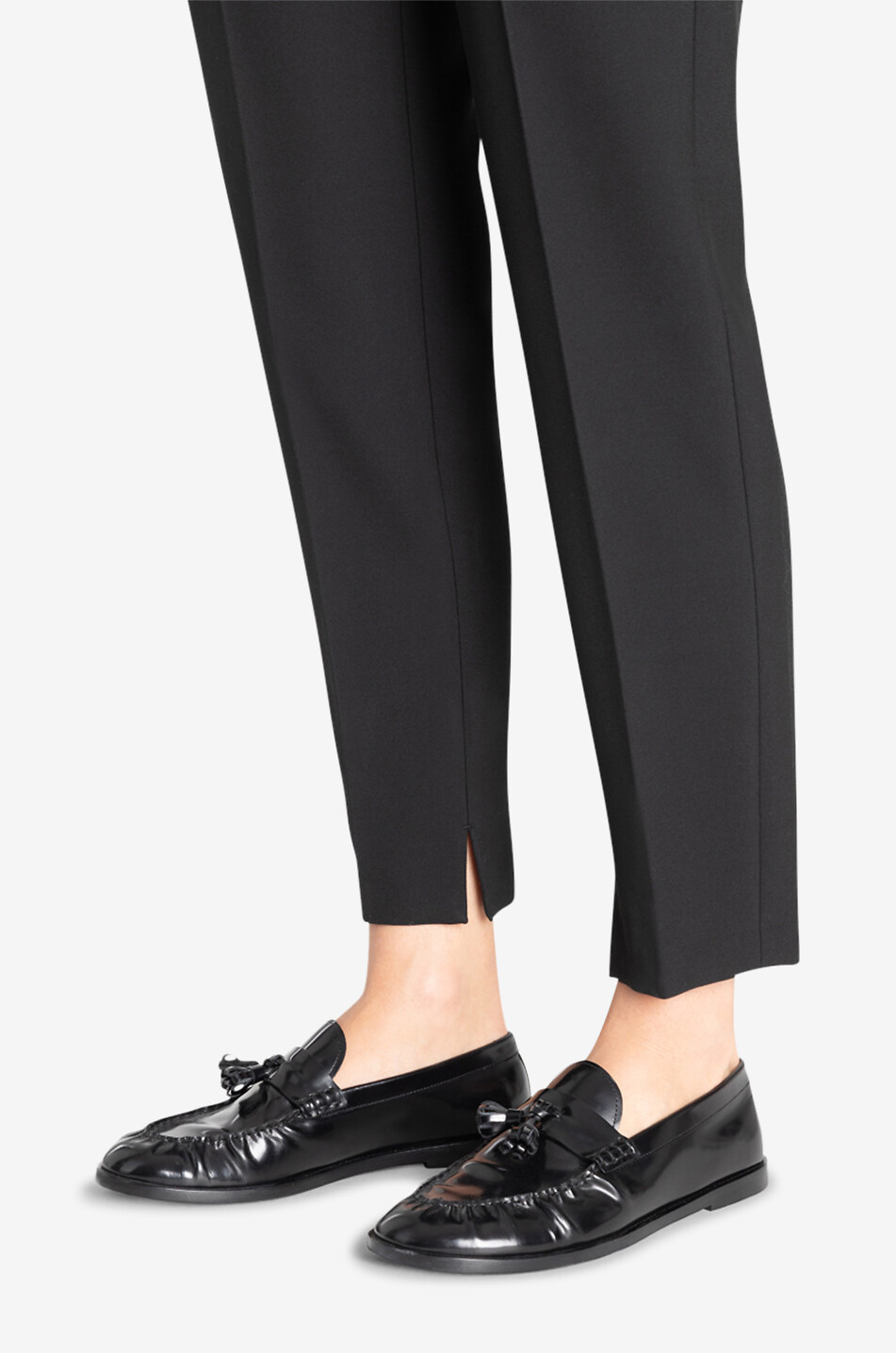 CAMBIO Karottenhose mit Kristallknöpfen Karoline Damen SCHWARZ 6