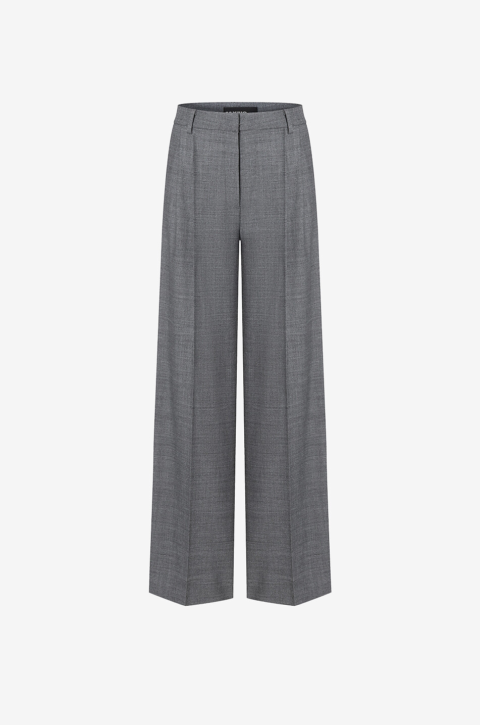 CAMBIO Fliessende Bundfaltenhose mit weitem Bein Anny Damen GRAU 1