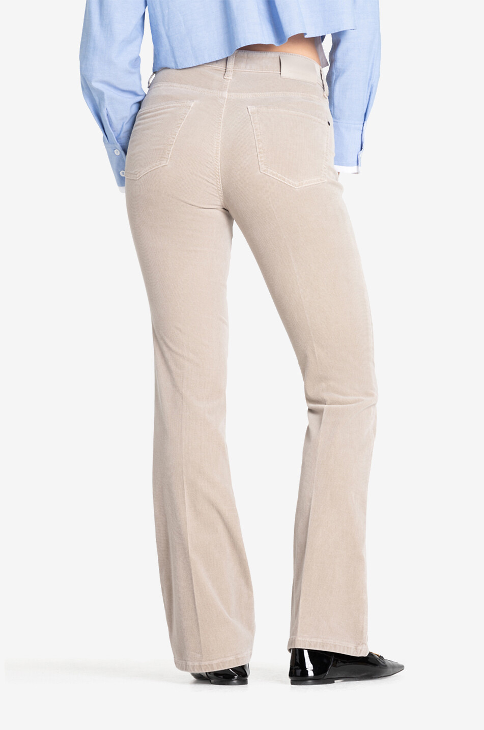 CAMBIO Bootcut-Jeans aus Cord Paris Damen BRAUN 5