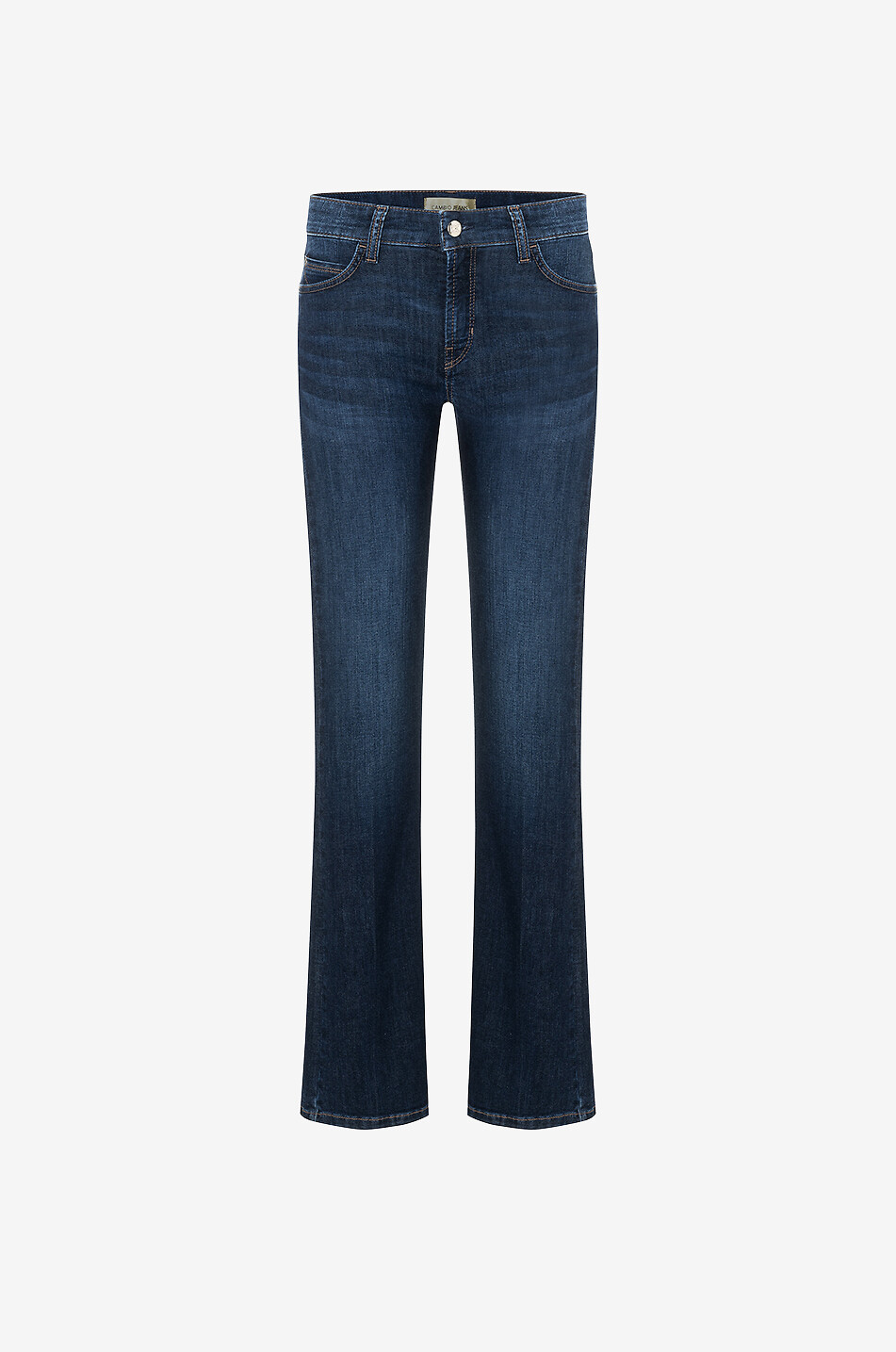 Dunkle Jeans mit ausgestelltem Bein Paris