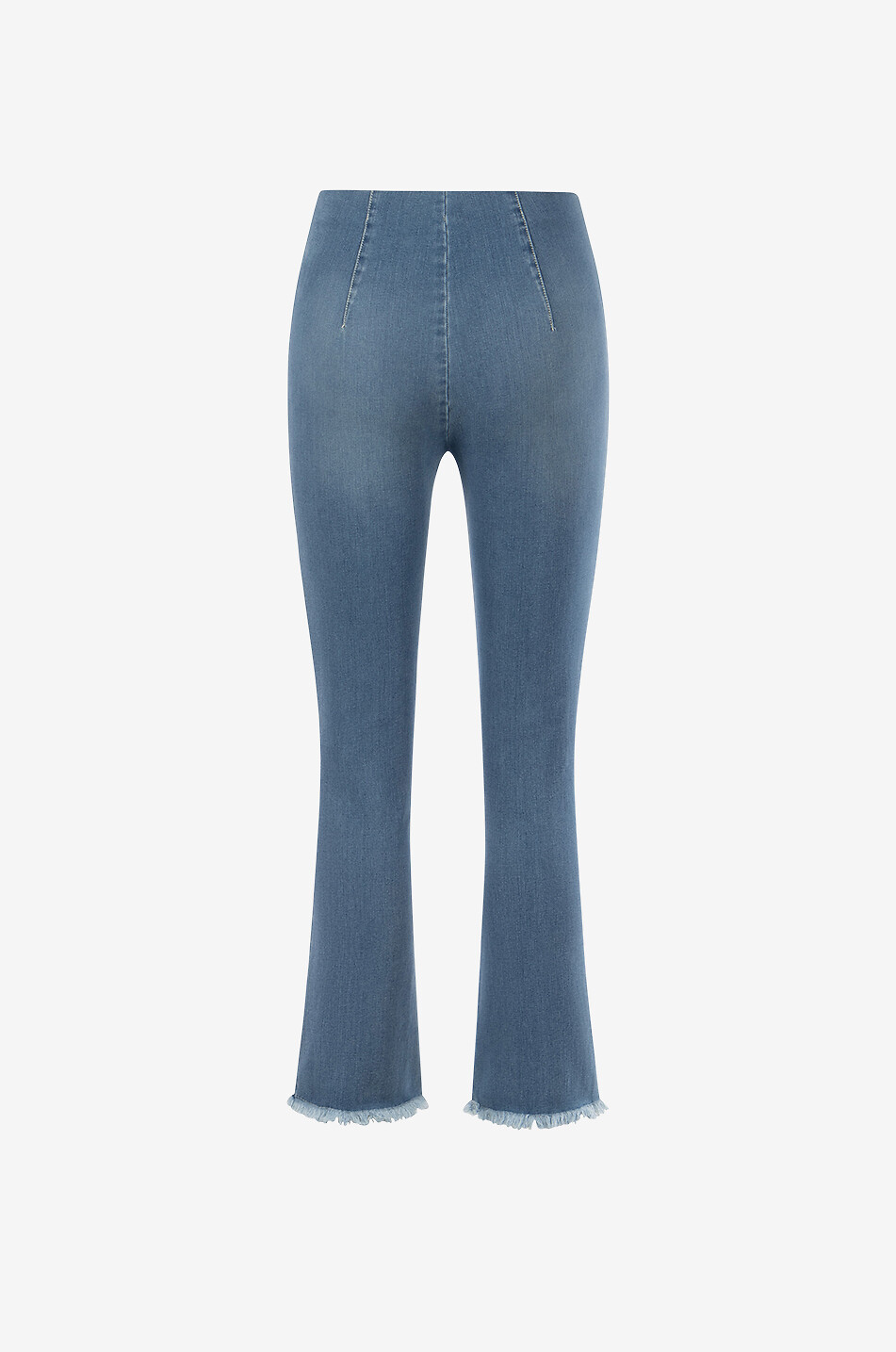 SEDUCTIVE Cindy skinny jeans with flared frayed ankles Women BLUE 2