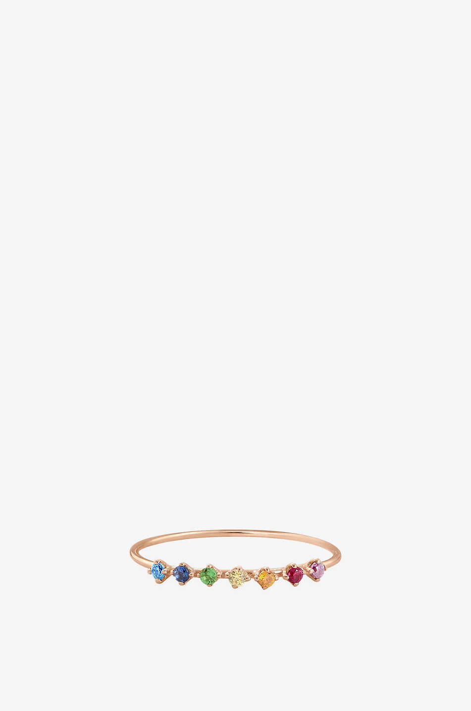 VANRYCKE Bague en or rose et pierres précieuses Stardust Rainbow Femme MULTICOLORE 1