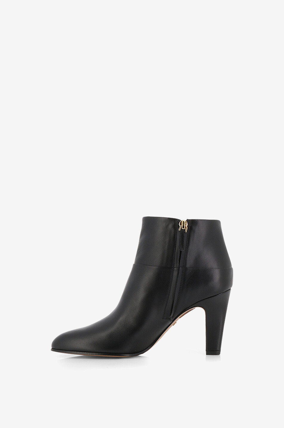 CHLOE Bottines à talon en cuir lisse Eve 90 Femme NOIR 3