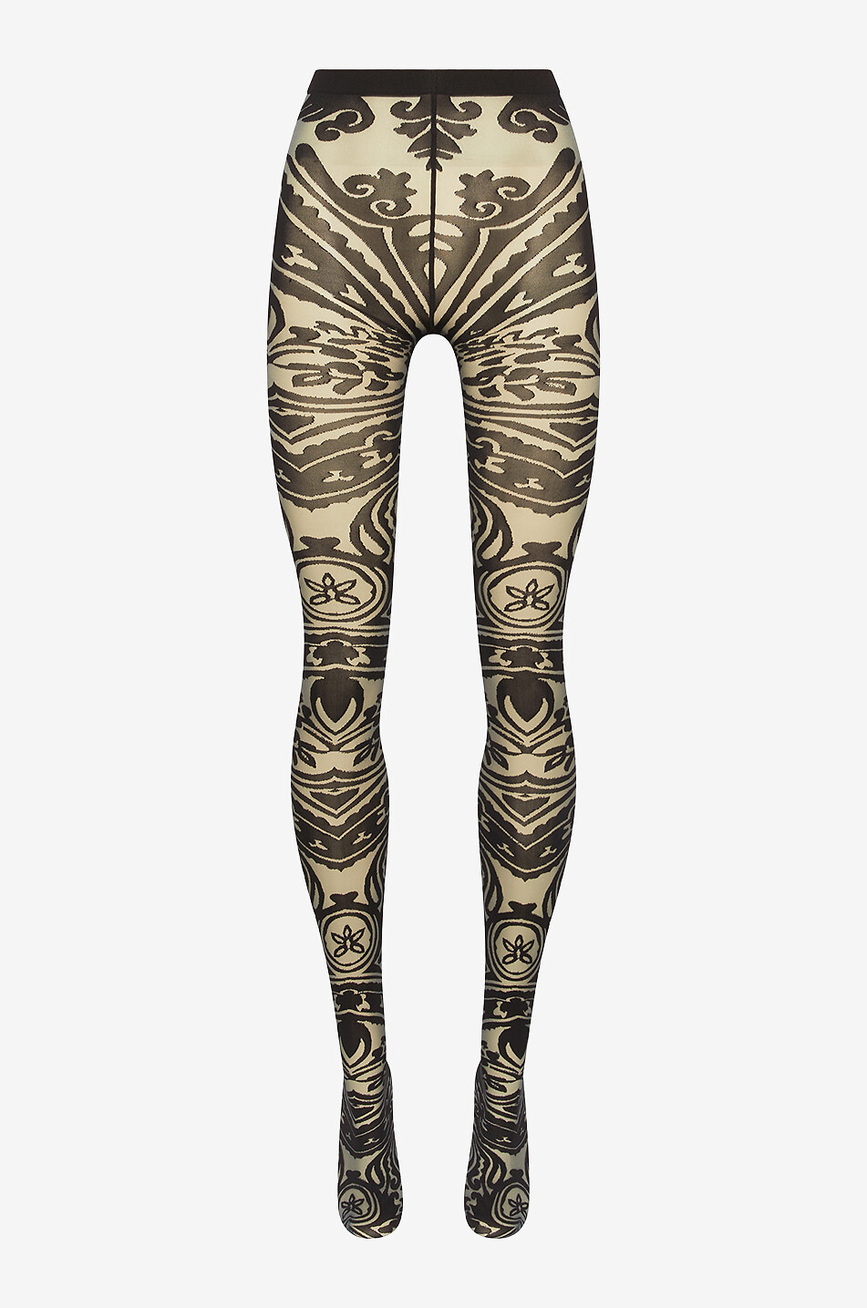 ETRO X WOLFORD Collant à motif Paisley Tattoo Femme MULTICOLORE 1
