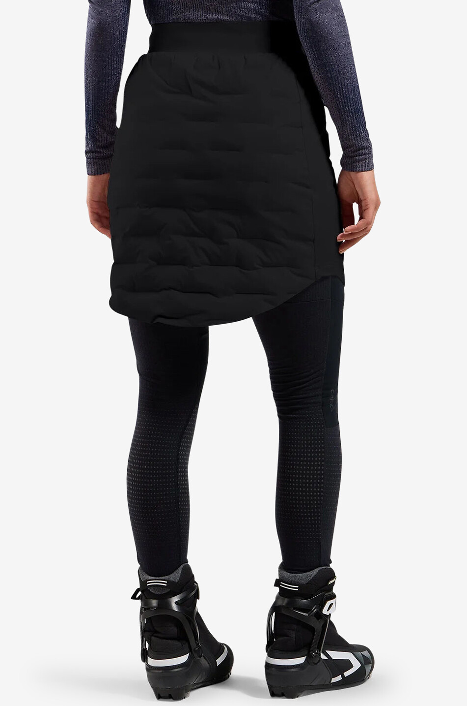 ODLO Zeroweight Insulator padded sports miniskirt Women BLACK 4