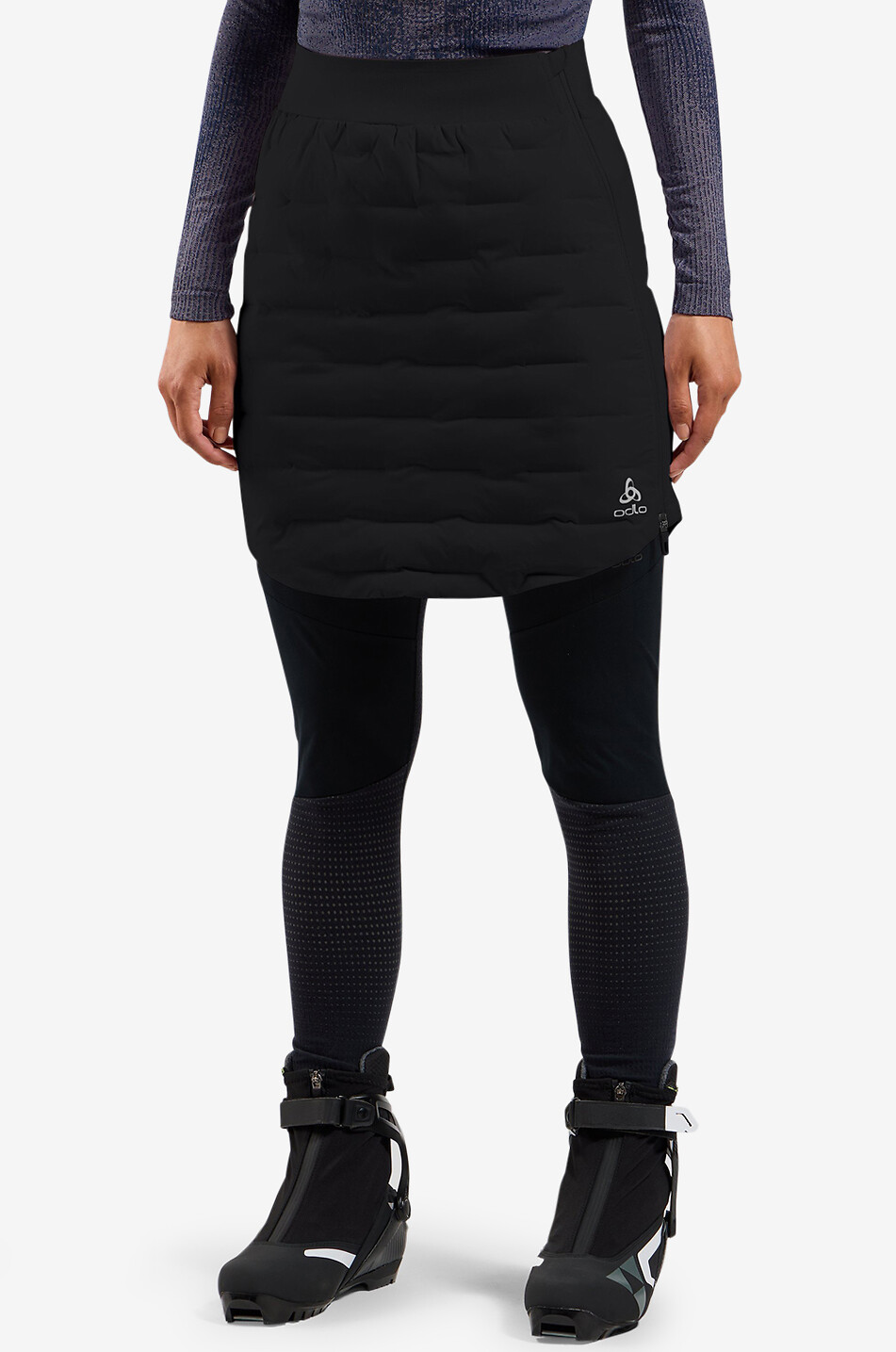 ODLO Zeroweight Insulator padded sports miniskirt Women BLACK 3