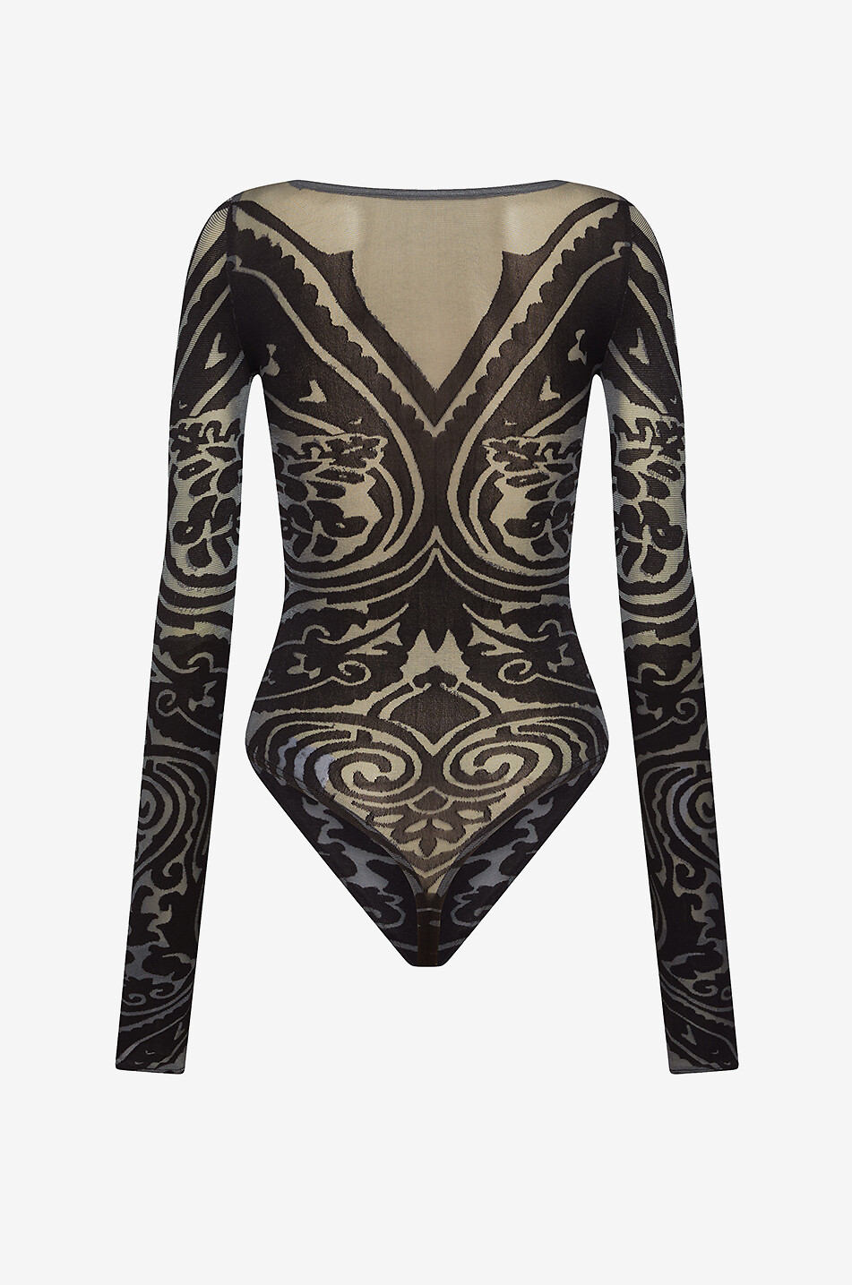 ETRO X WOLFORD Paisley Tattoo string bodysuit Women MULTI COLOURED 2