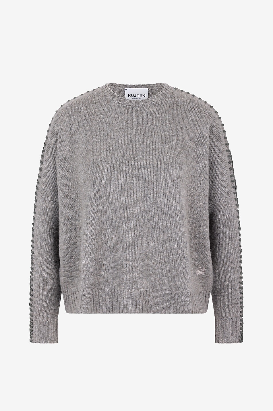 Pullover mit Rundhalsausschnitt aus Kaschmir Amea