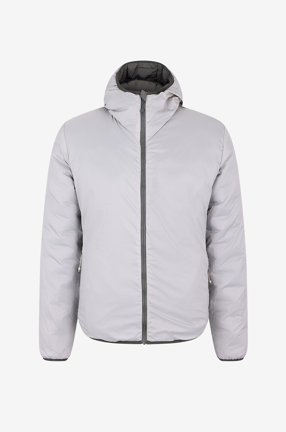D-3 RL reversible hooded lightweight down jacket