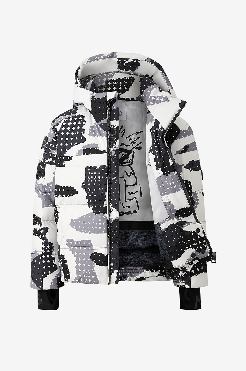 BOGNER Bedruckte Kinder-Skijacke Basti Unisex BUNT 2