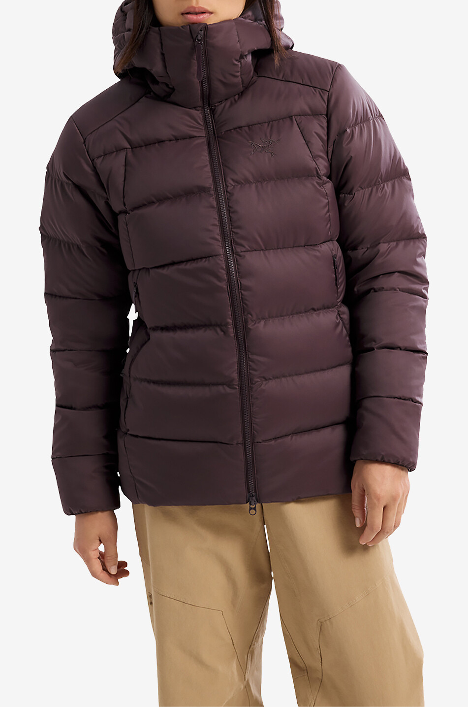 Thorium hooded down jacket