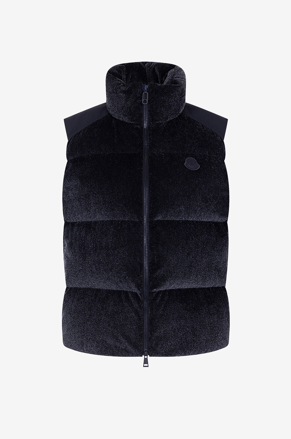 Ippo sleeveless glittering velvet down vest