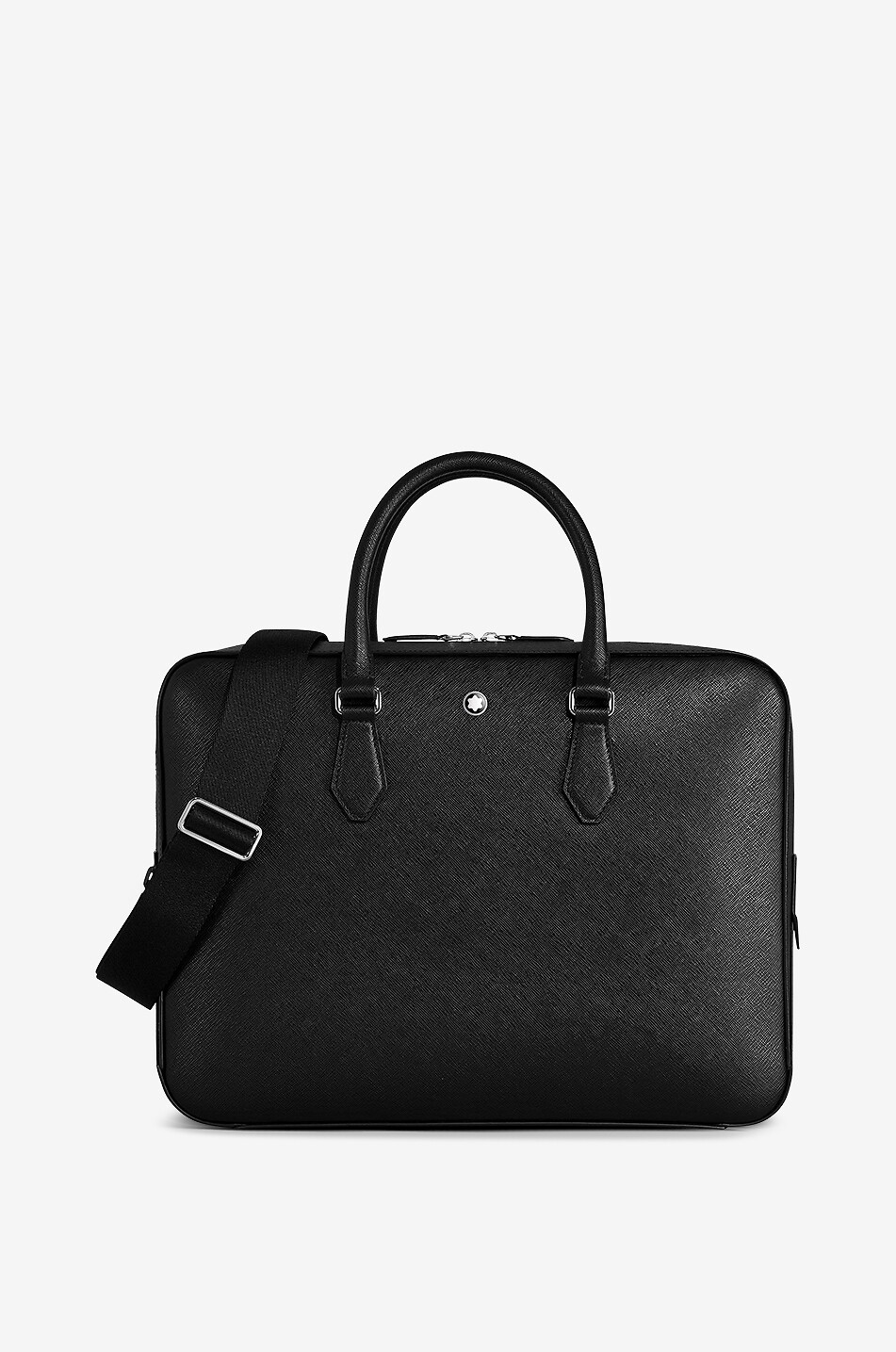 Porte-documents en cuir saffiano Sartorial Medium