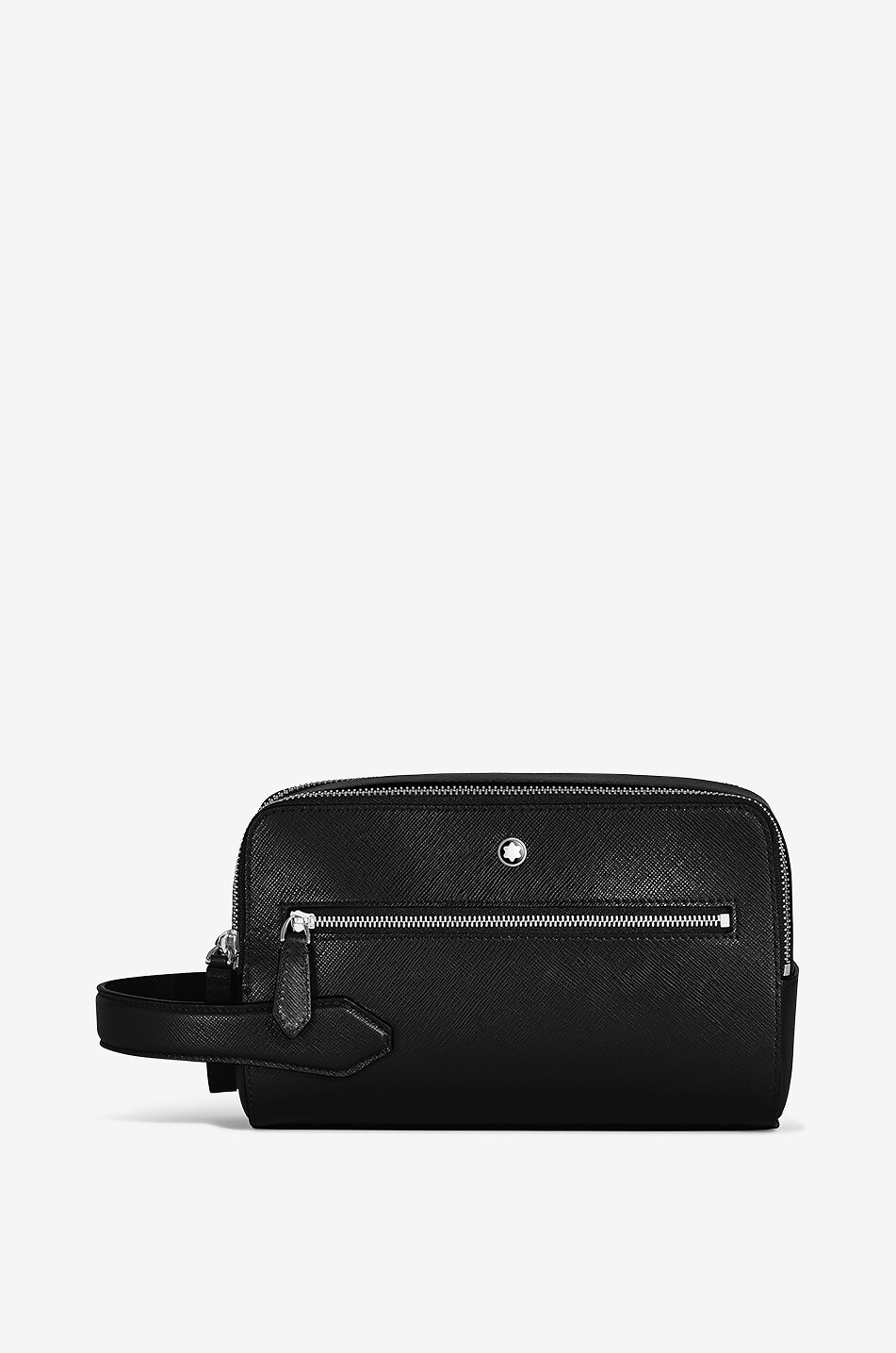 MONTBLANC Sartorial saffiano leather toiletry bag Men BLACK 1