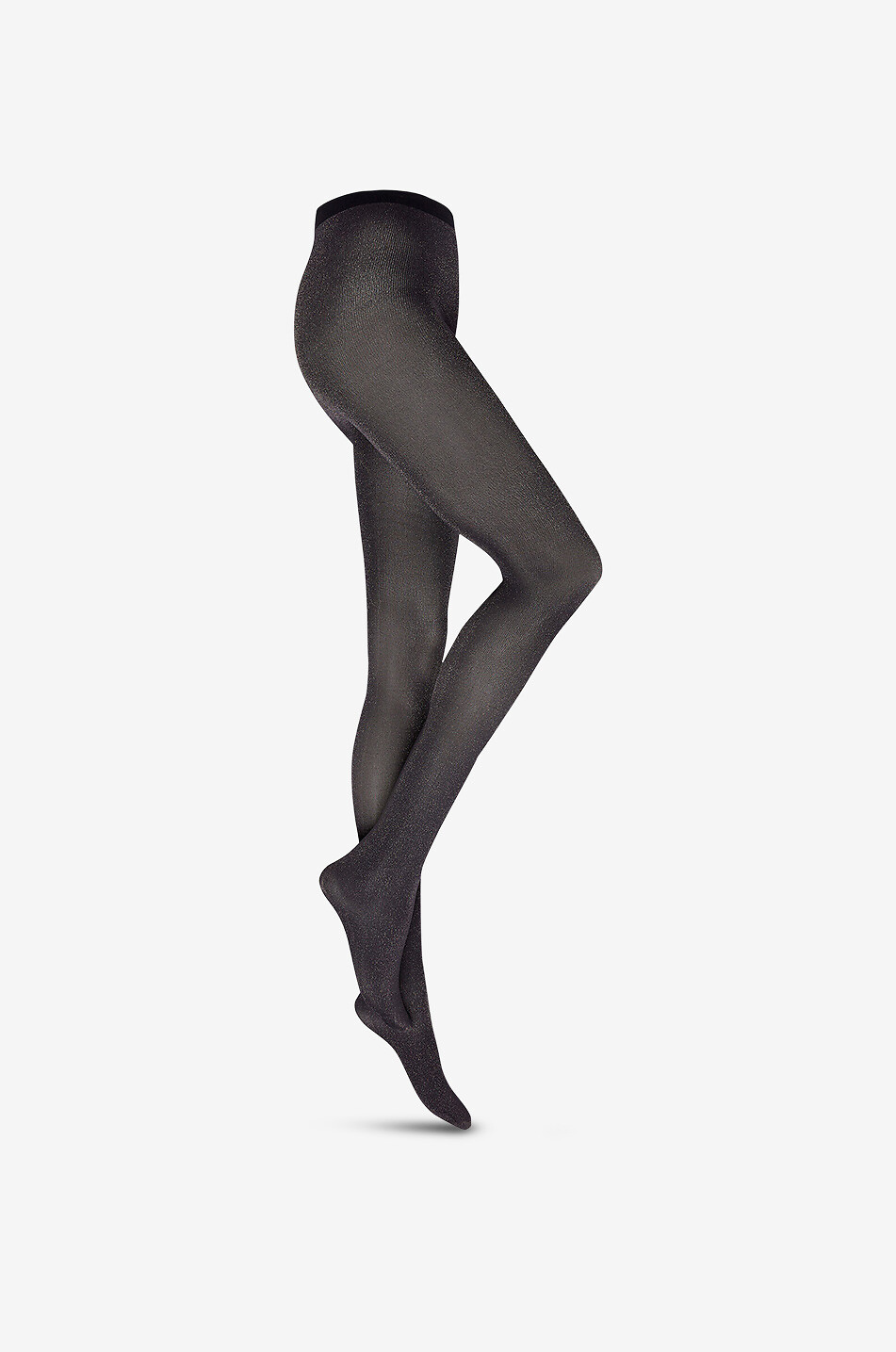 WOLFORD Collant scintillant Stardust Femme NOIR 1